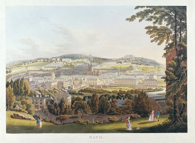 Ansicht von Bath, 1817 von English School